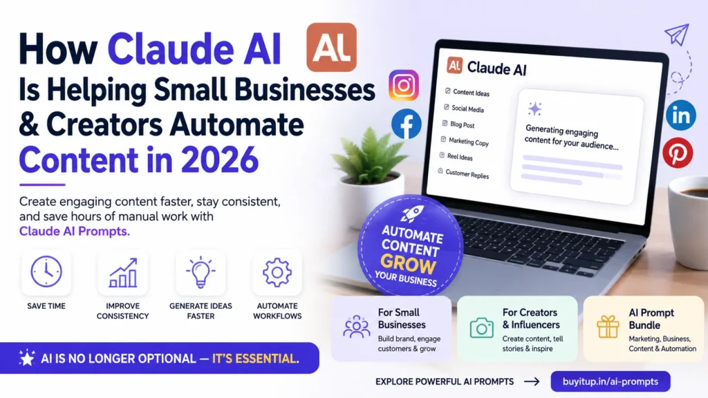 How Claude AI Is Helping Small Businesses & Creators Automate Content
